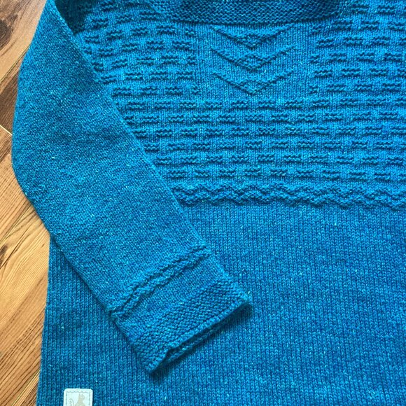 Gansey Blue Jay Sweater Hand knit Small - Picture 7 of 13